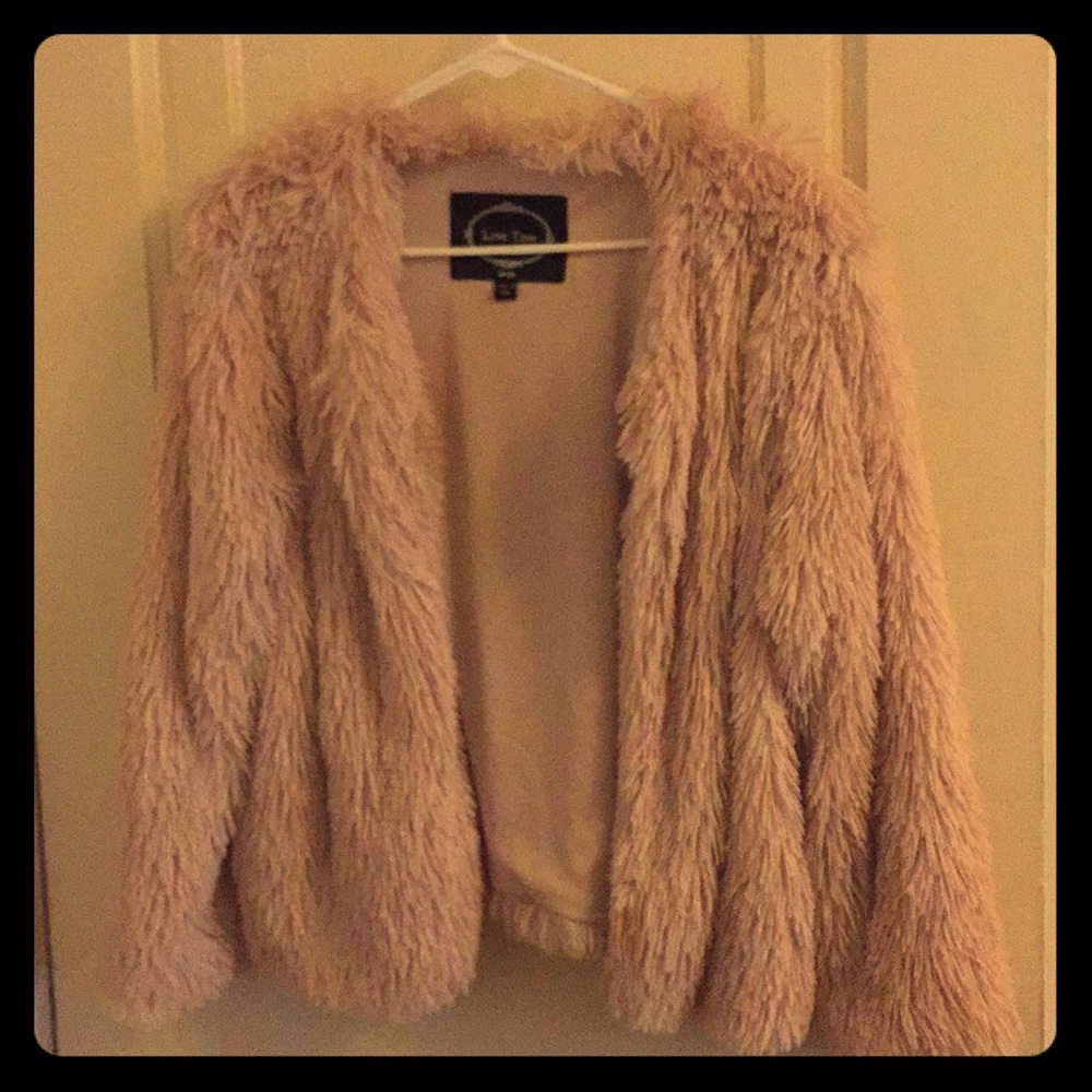 Furry bolero jacket